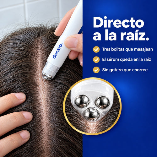 Densia · Sérum roll-on con desoxirribosa 2% + biotina