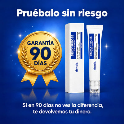 Garantía de 90 días: si no ves la diferencia, te devolvemos tu dinero